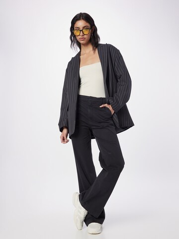 GAP - Pierna ancha Pantalón en negro