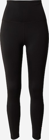 NIKE Skinny Sports trousers 'One' in Black: front