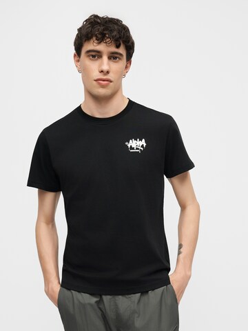 ALPHA INDUSTRIES Póló - fekete