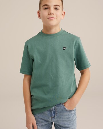 WE Fashion T-Shirt in Grün: Vorderseite