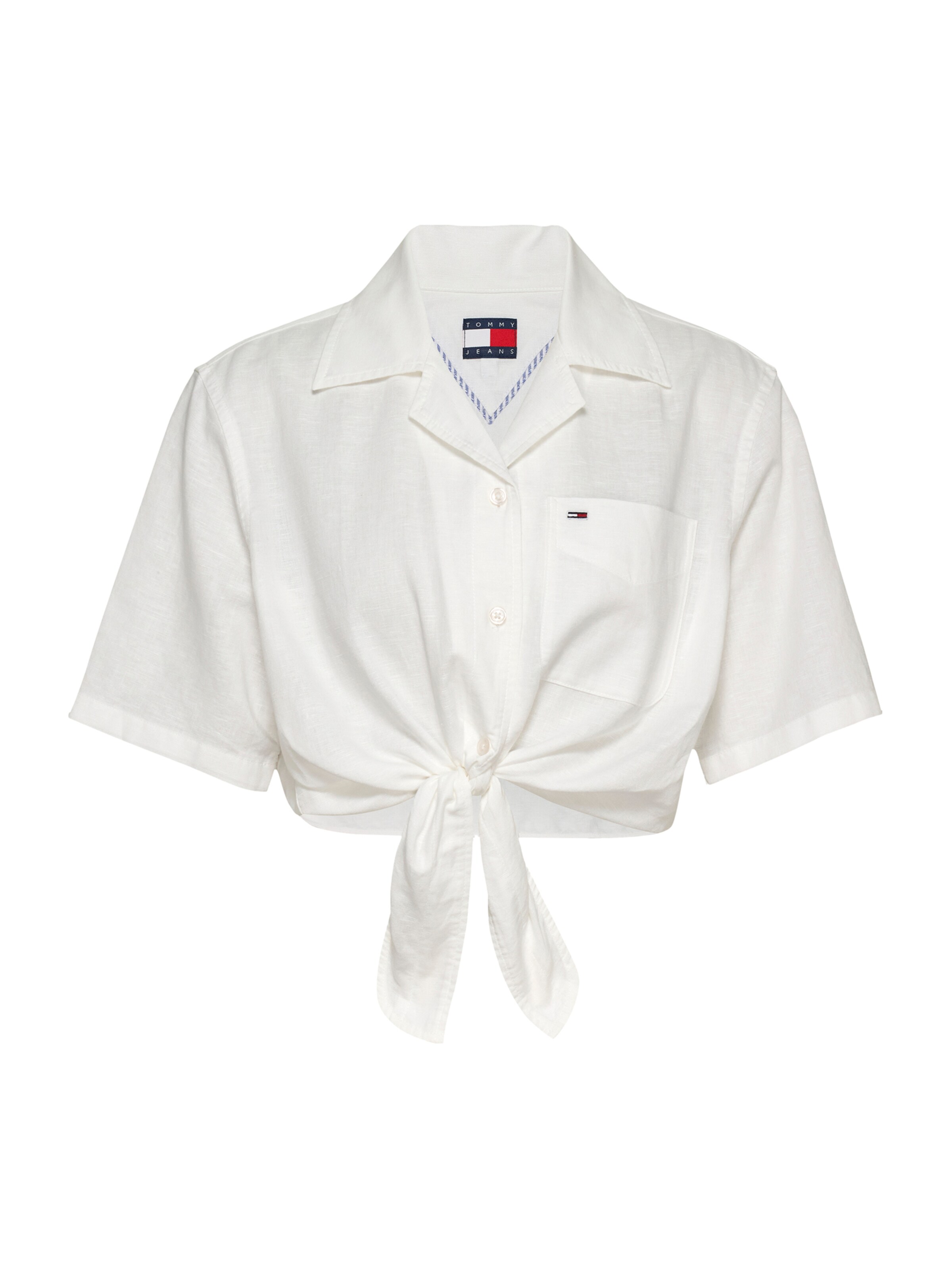 Tommy Jeans Pluus, värv valge: eest vaates