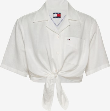 Tommy Jeans Pusero värissä valkoinen: etupuoli