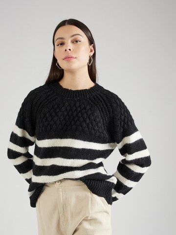 Pull-over 'Billie' ONLY en noir : devant