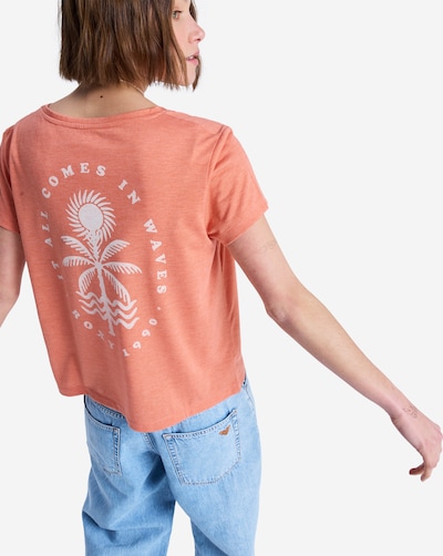 ROXY Функциональная футболка 'Laguna Green' в Абрикосовый / Белый, Обзор товара