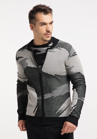 TUFFSKULL Cardigan i grå: forside