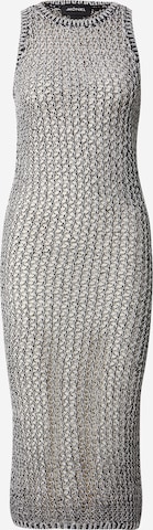 Monki Knitted dress in Grey: front