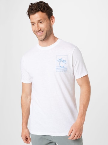 KnowledgeCotton Apparel T-Shirt 'Slub' (GOTS) in Weiß: predná strana
