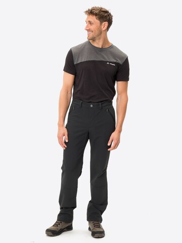 VAUDE Regular Workout Pants 'Strathcona II' in Black