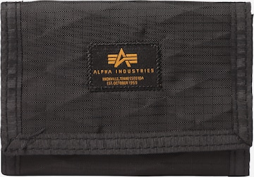 ALPHA INDUSTRIES Tegnebog i sort: forside