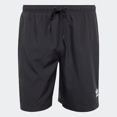 ADIDAS ORIGINALS Shorts de bain 'Adicolor' en noir / blanc, Vue avec produit