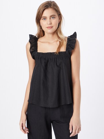 MINKPINK Top in Zwart: voorkant