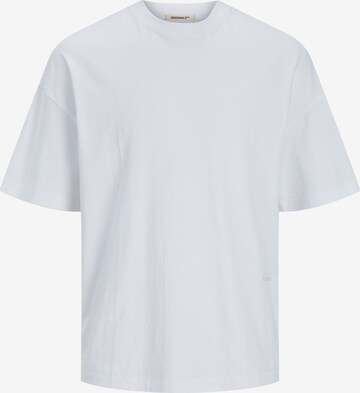 T-Shirt 'Milos' JACK & JONES en blanc : devant