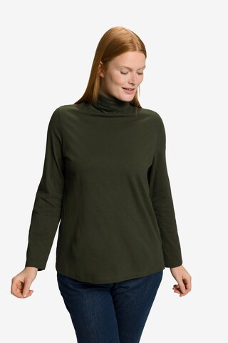 T-shirt Ulla Popken en vert : devant