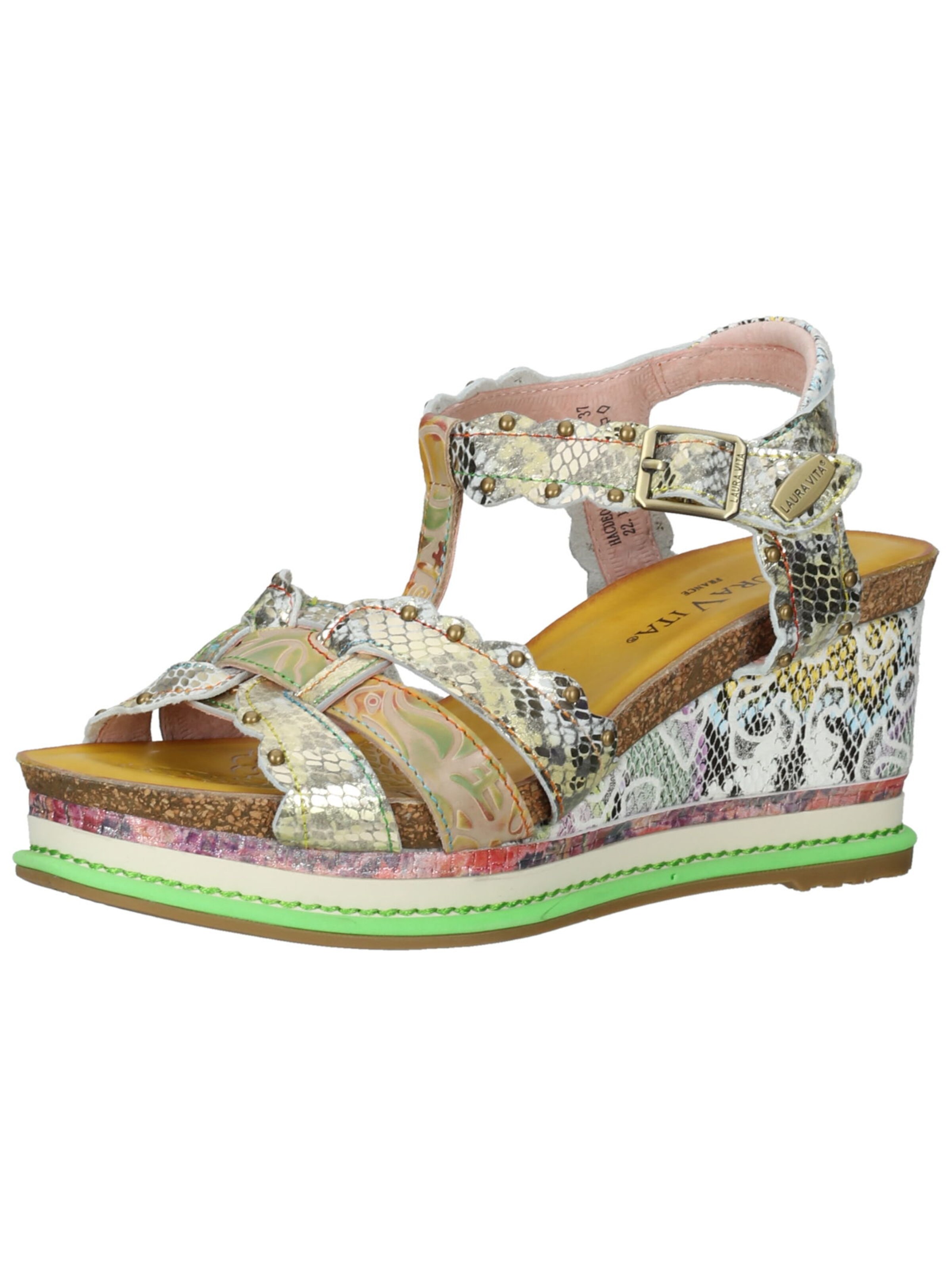Laura Vita Strap sandal in Mixed colours: front