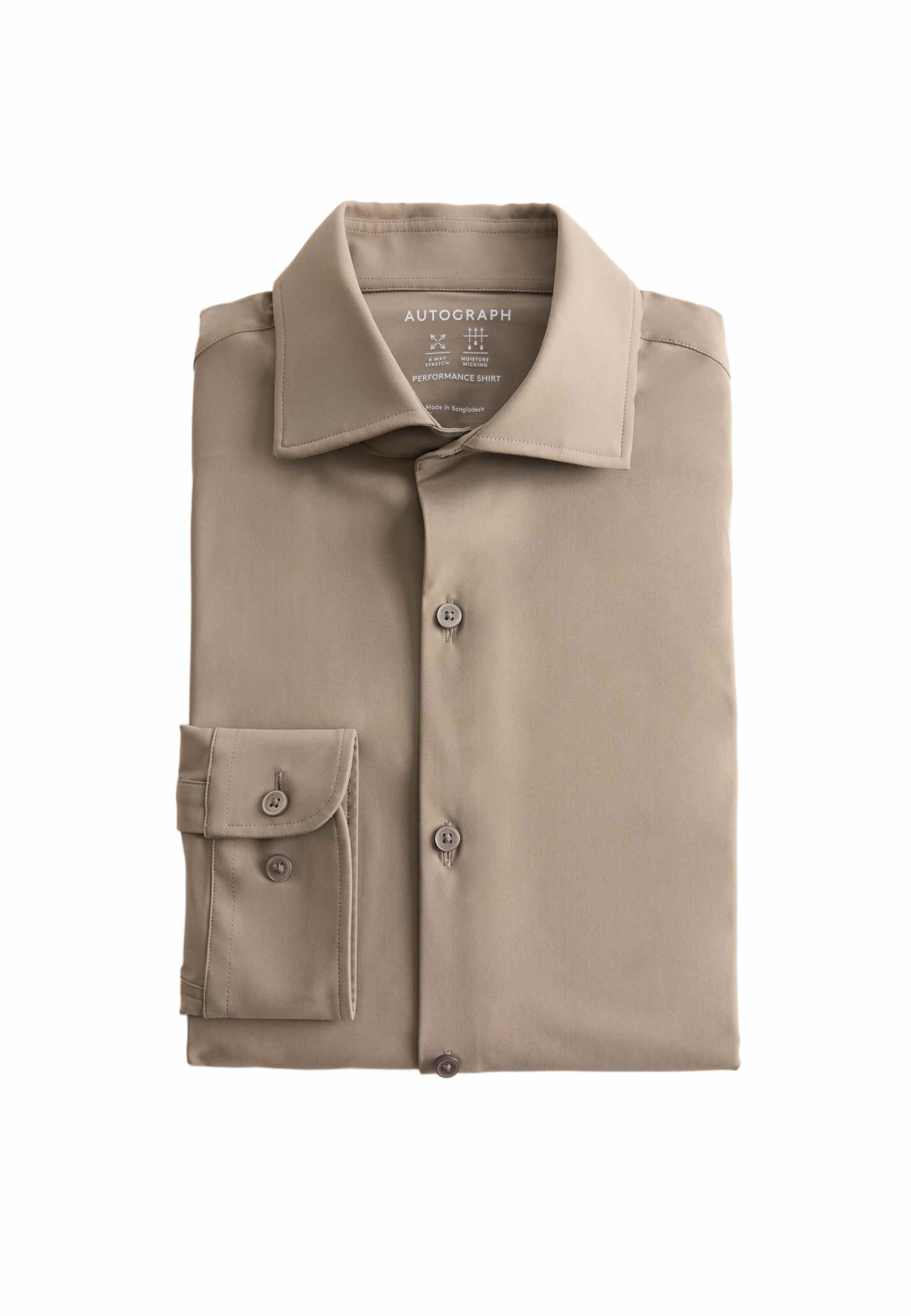 Marks & Spencer Chemise en S en beige, Vue avec produit