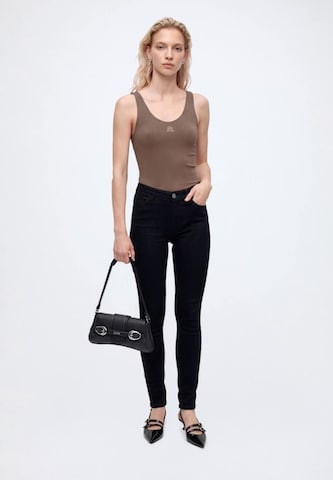 VERO MODA Skinny Kavbojke 'VMTHEA' | črna barva