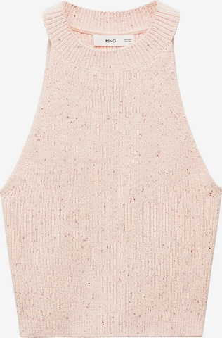 MANGO Knitted Top 'CUBA' in Pink: front