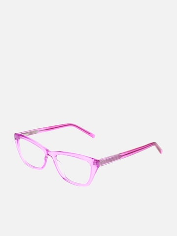 Lunettes de soleil DKNY en transparent