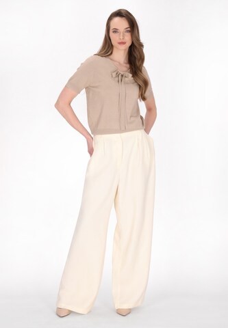 DreiMaster Klassik Свитер 'Classic Look' в Бежевый