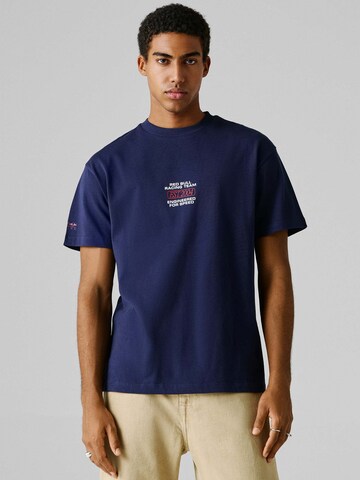 Red Bull Racing x Pepe Jeans Shirt 'EST 2004' in Blue: front