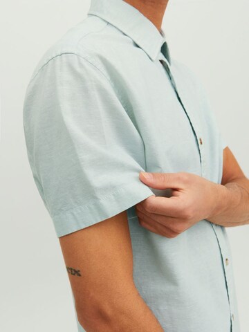 JACK & JONES Regular fit Button Up Shirt 'Summer' in Green