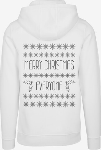 Sweat-shirt 'Merry Christmas' F4NT4STIC en blanc