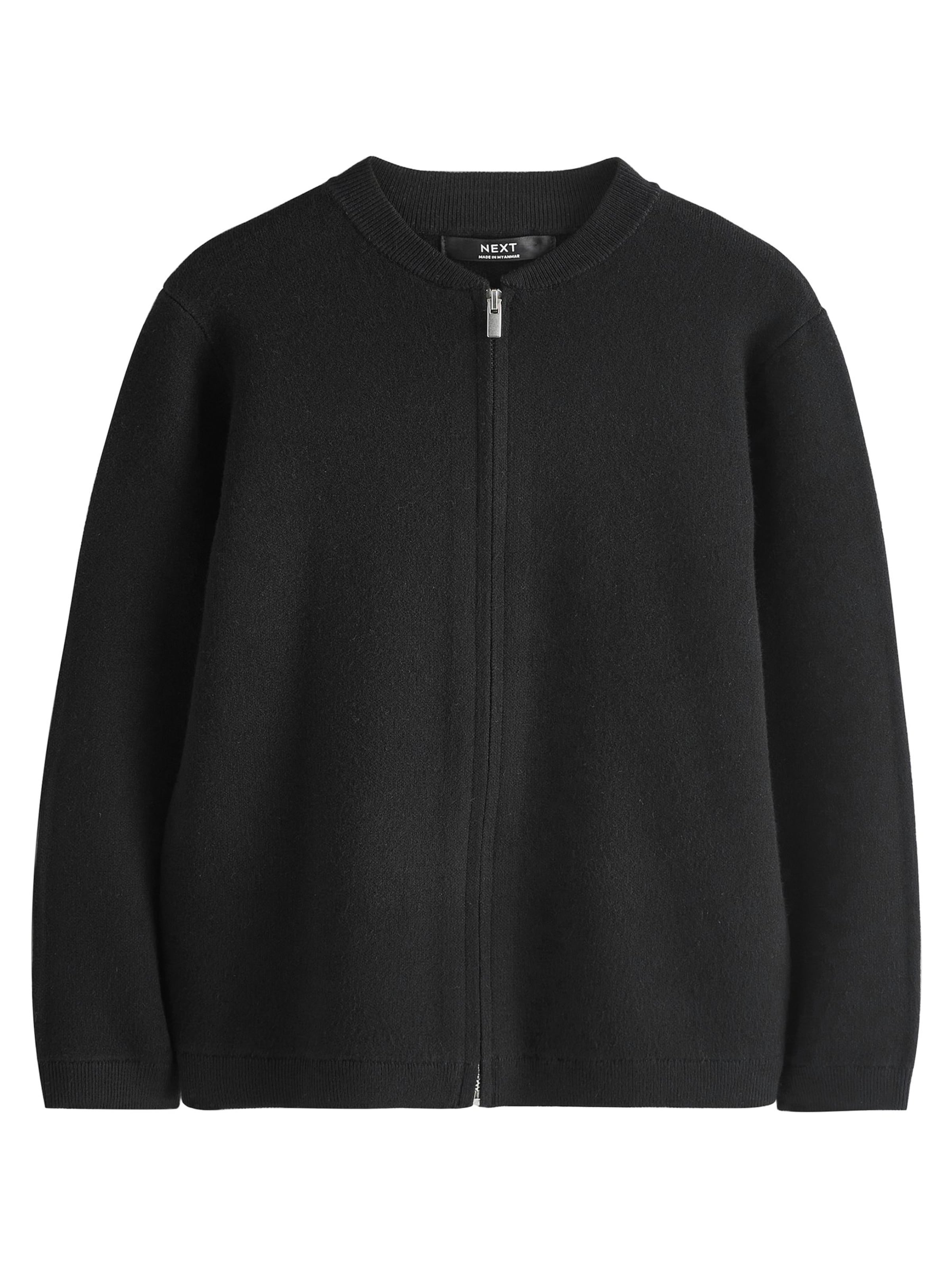 Next Knit cardigan in Black: front