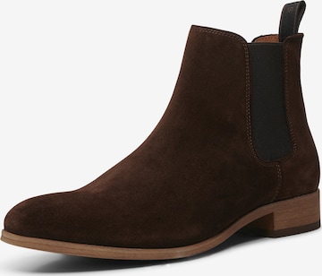 Shoe The Bear Chelsea boots in Bruin: voorkant