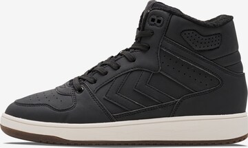 Hummel High-Top Sneakers in Black: front