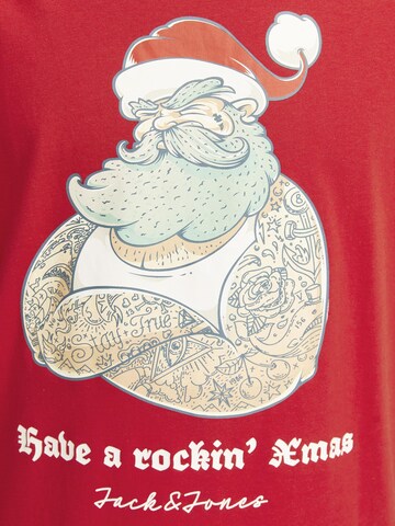 Maglietta 'Xmas Funny' di JACK & JONES in rosso