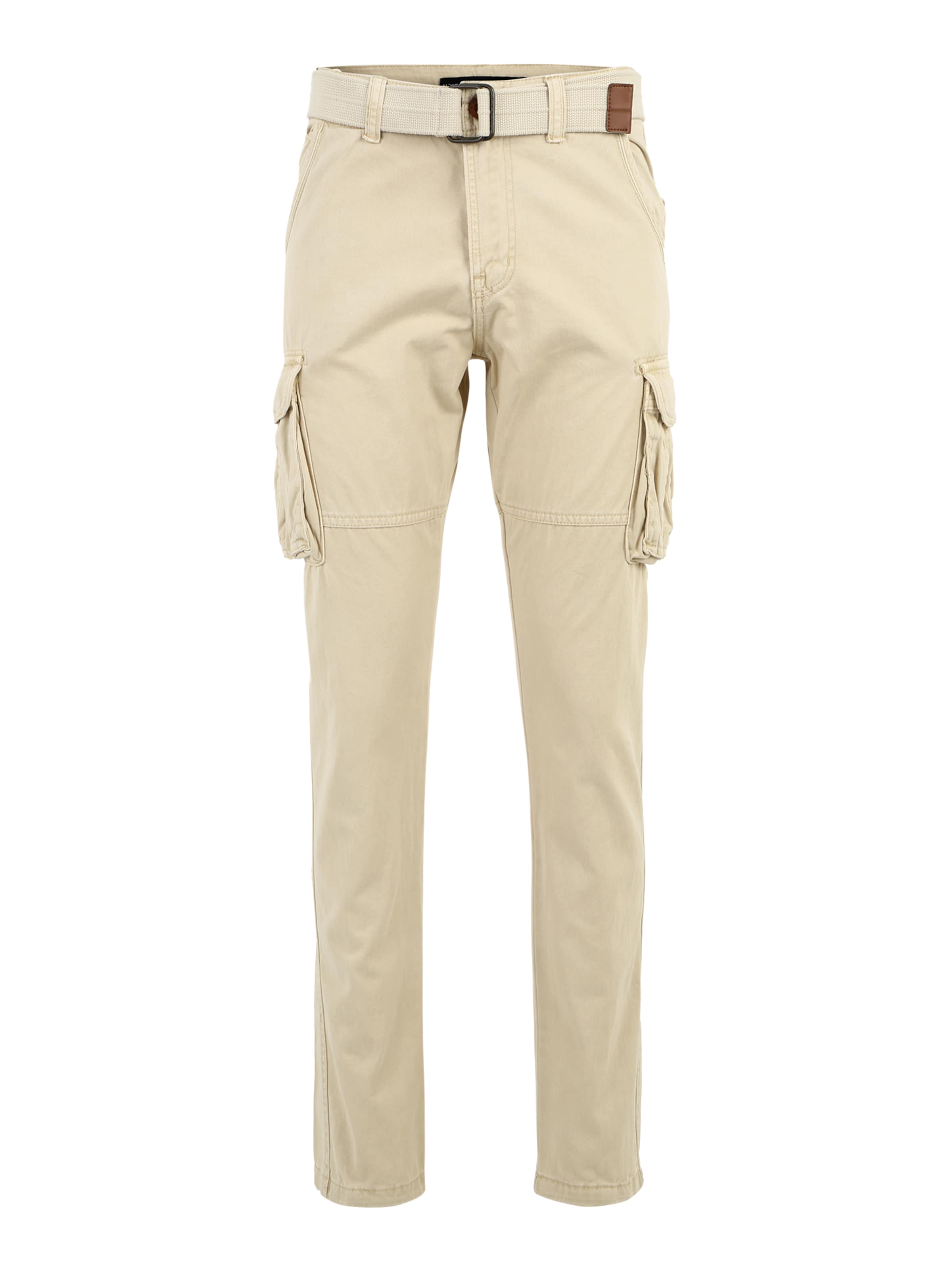 INDICODE JEANS - regular Pantalón cargo 'Villiam' en beige: frente