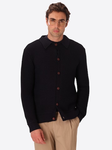 Vestes en maille 'Vermeer' Distretto12 en bleu