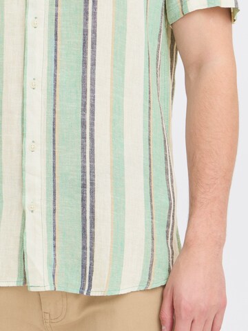 BLEND Regular fit Button Up Shirt ' BHBOBBY Shirt stripe ' in Green