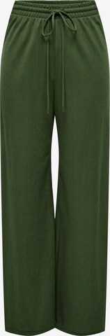 ONLY Wide leg Trousers 'Jany' in Green: front