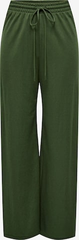 ONLY - Pierna ancha Pantalón 'Jany' en verde: frente