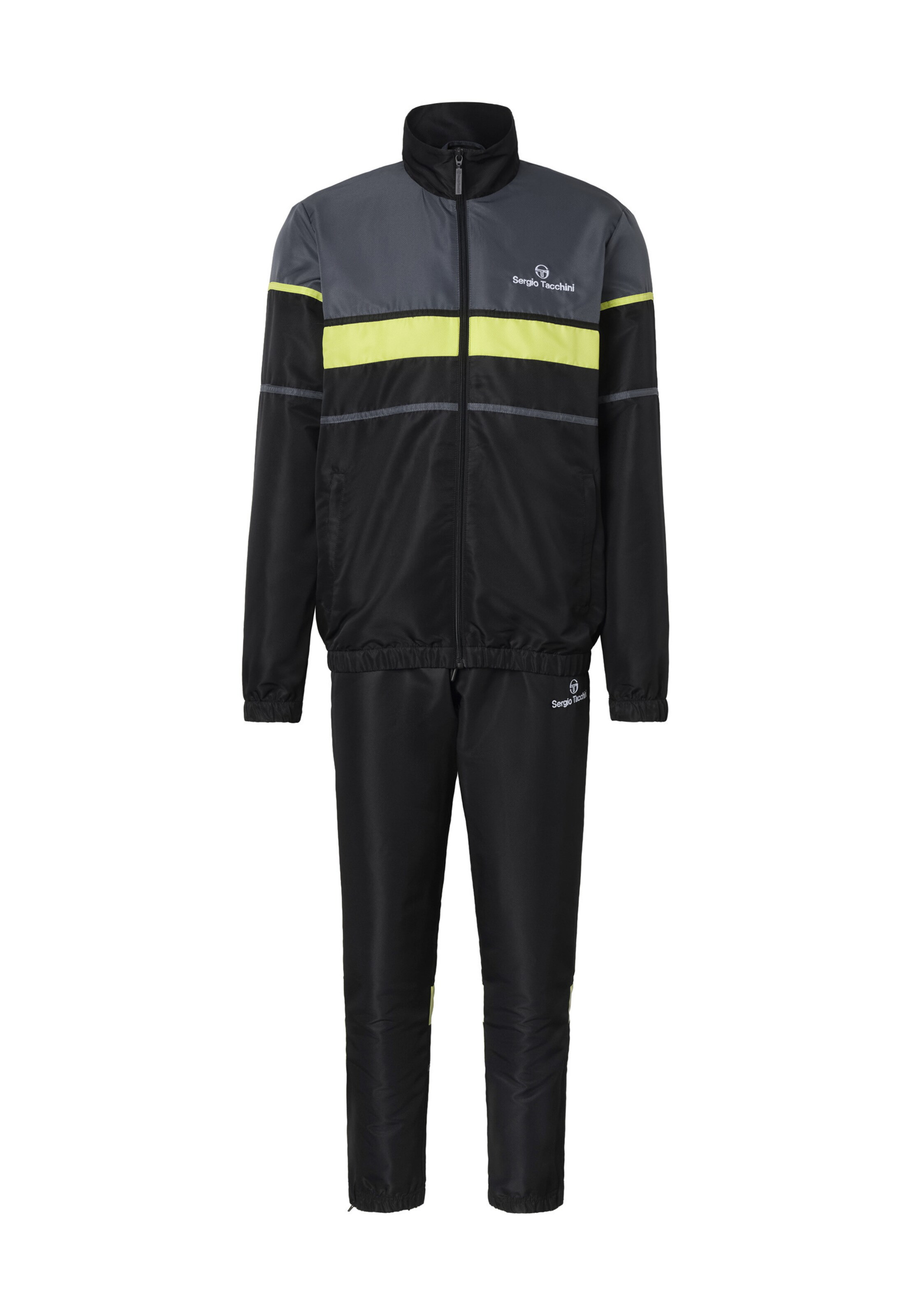 Sergio Tacchini Tracksuit 'Scorpione' in Black: front