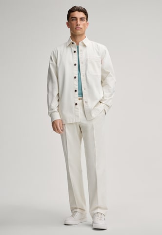 JOOP! Jeans Regular Bandplooibroek 'Rafael' in Wit