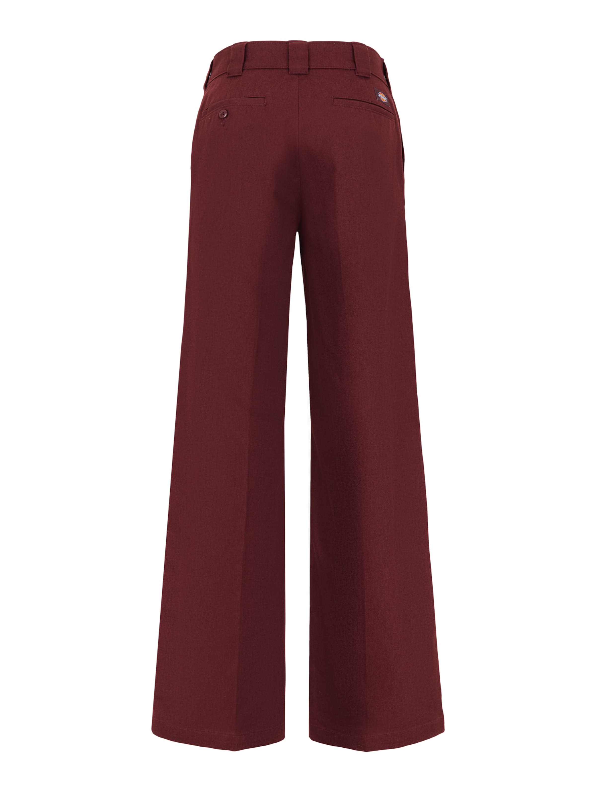 DICKIES Wide leg Pleated Pants in Brown