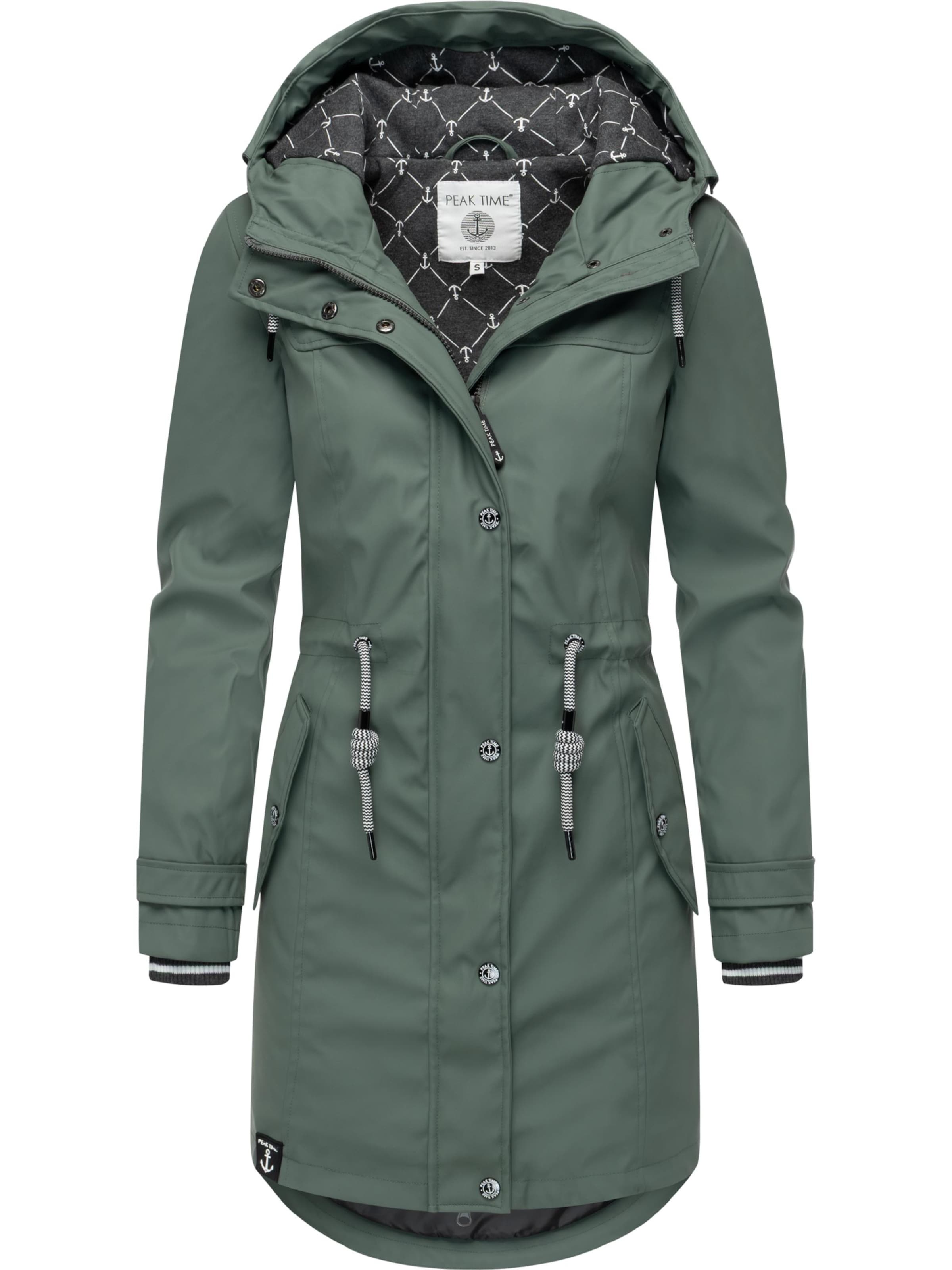 Peak Time Regenjacke 'L60042' in Grün