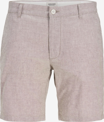 JACK & JONES Chino trousers 'Dave' in Brown: front