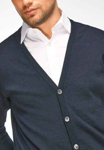 Louis Sayn Gebreid vest in Blauw