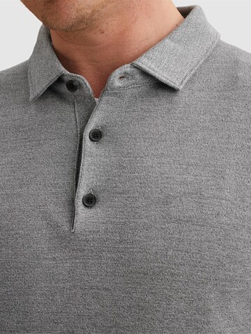 VANGUARD - Jersey 'Pullover in cotton/modal with polo collar' en azul