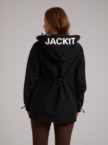 JACK1T Outdoor jacket ' Helio Mid Windbreaker ' in Black