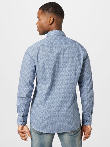 Coupe regular Chemise bugatti en bleu