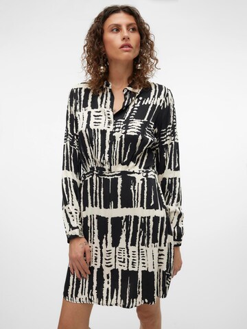 VERO MODA Shirt dress 'VMCINDY CLEO' in Black