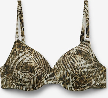 CALZEDONIA Push-up Bikinitop in Braun: Vorderseite
