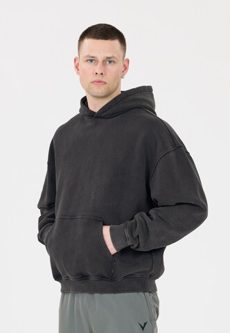 Virtus Sweatshirt 'Lloyd' in Zwart: voorkant