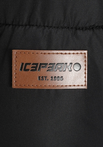 ICEPEAK Winter Coat in Black