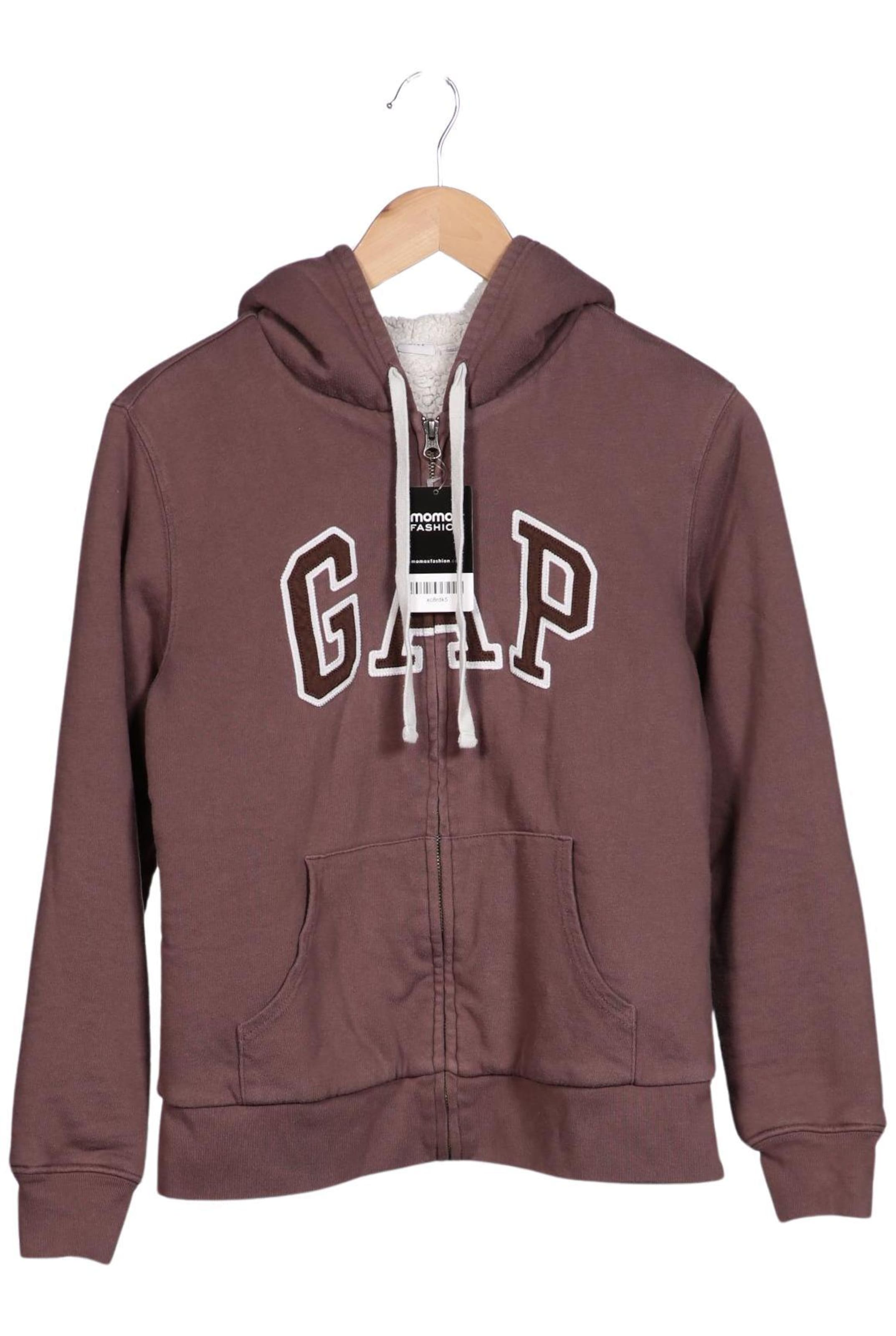 GAP Sweatshirt & Zip-Up Hoodie in S in Brown: front