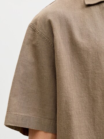 JACK & JONES Comfort Fit Skjorte 'JJESummer' i brun